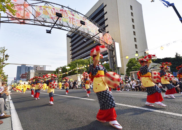 山形花笠祭りの写真