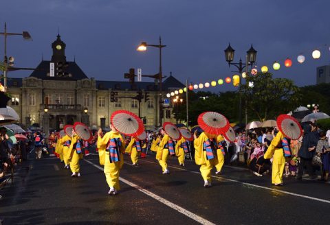 山形花笠祭りの写真
