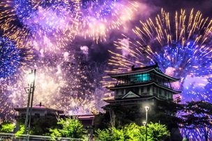 びわ湖大花火大会の花火の写真