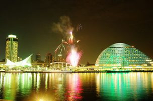 みなとこうべ海上花火大会の写真