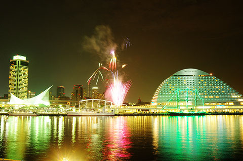 みなとこうべ海上花火大会の写真