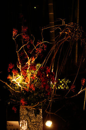 プラムロード活け花