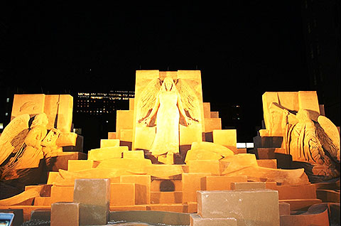 大阪・光の饗宴のイルミネーション写真